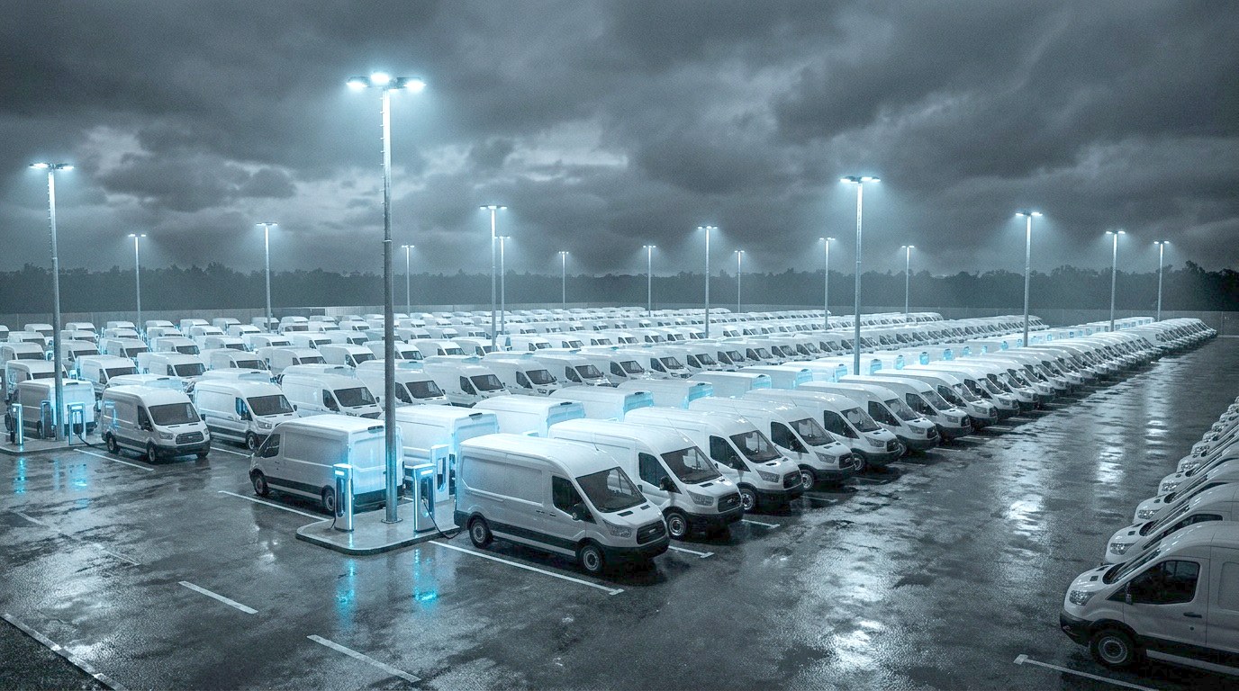 Illustrative DOR application at an electric vehicle fleet hub
